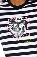 Jack & Sally Striped Baby Tee