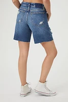 Distressed Bermuda Shorts