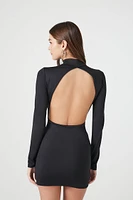 Contour Sculpt Open-Back Mini Dress