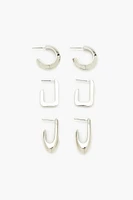 Geo Drop Earring Set