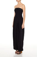 Strapless Wide-Leg Jumpsuit