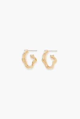 Hammered Hoop Earrings