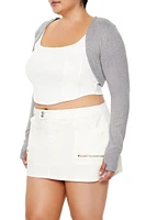 Plus Shrug Sweater