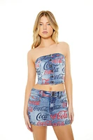 Coca-Cola Denim Tube Top