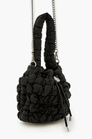 Quilted Drawstring Crossbody Bag