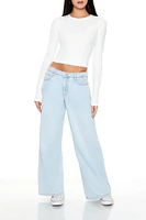 Mid-Rise Baggy Jeans