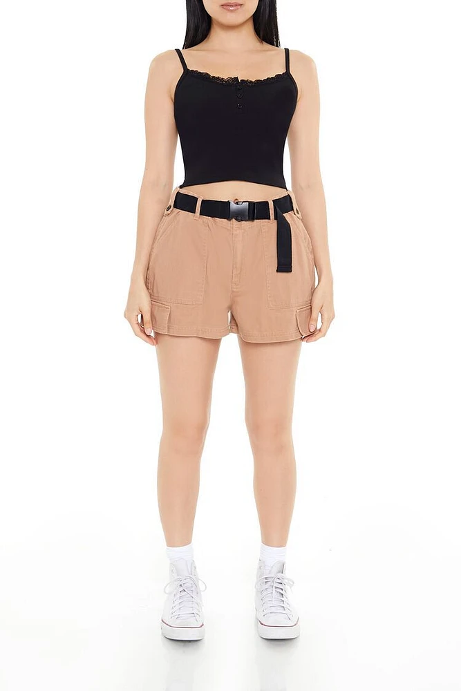 Release Buckle Cargo Shorts