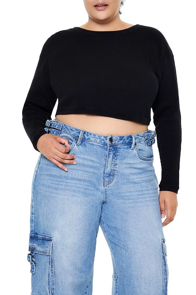 Plus Thermal Crop Top