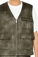 Mineral Wash Cargo Vest