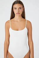 Cotton-Blend Cami Bodysuit