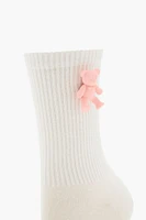 Teddy Bear Crew Socks