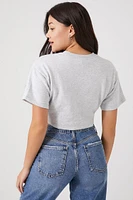 French Terry Cropped Tee