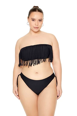 Plus Fringe Bikini Bottoms