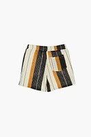 Kids Striped Drawstring Shorts (Girls + Boys)