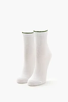 Ruffle-Trim Crew Socks