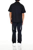 Slim-Fit Drawstring Cargo Pants