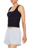 Cropped Thermal Tank Top