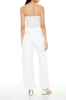 Baggy Twill High-Rise Pants