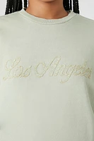 Lace Los Angeles Drop-Sleeve Pullover