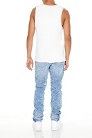 Lattice Slim-Fit Jeans
