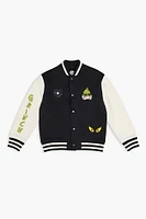 Girls The Grinch Bomber Jacket (Kids)