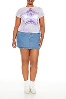 Plus Keep Shining Tie-Dye Tee