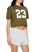 23 Graphic Cropped Tee