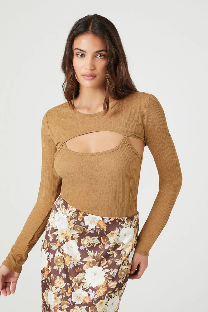 Combo Long-Sleeve Top