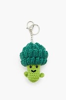 Crochet Broccoli Keychain