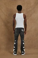 Compton Cowboys Star Flare Jeans