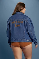 Plus Wild West Lee Denim Jacket