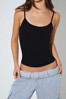 Cotton Scoop Neck Cami