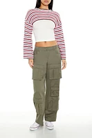 Striped Shrug Sweater