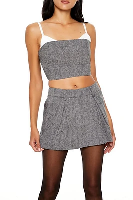 Cropped Tweed Combo Cami