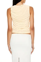 Ruched Sleeveless Top