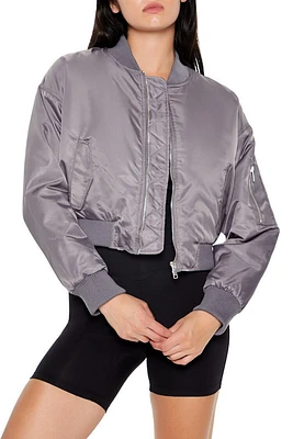 Utility Pocket Bomber Jacket