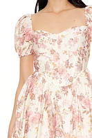Floral Corset Mini Dress