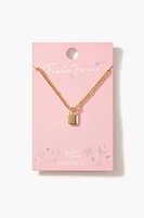 Frasier Sterling Lock Pendant Necklace