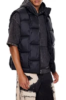 Quilted Zip-Up Puffer Vest