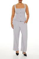 Plus Zip-Up Tank Top