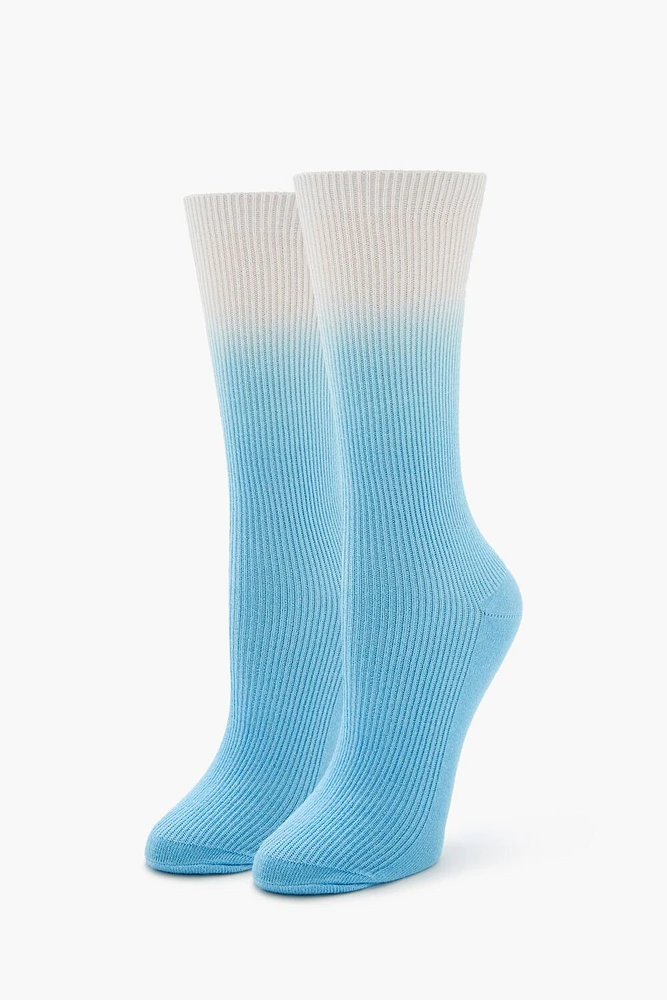 Gradient Wash Crew Socks