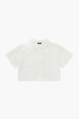 Girls Eyelet Shirt (Kids)