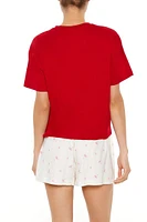 Lover Girl Graphic Pajama Tee