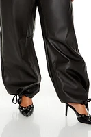 Plus Faux Leather Pants