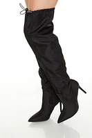 Toggle Over-the-Knee Stiletto Boots