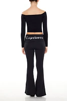 Sequin Capricorn Flare Leggings