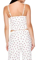 Cherry Print Pajama Cami