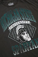 Michigan State Shimmer Foil Tee