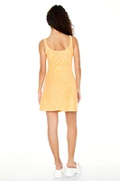 Terry Cloth Cami Mini Dress