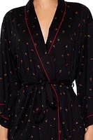 Ditsy Floral Tie-Waist Robe